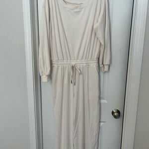 Cider Cream Long Sleeve off the shoulder jump suit